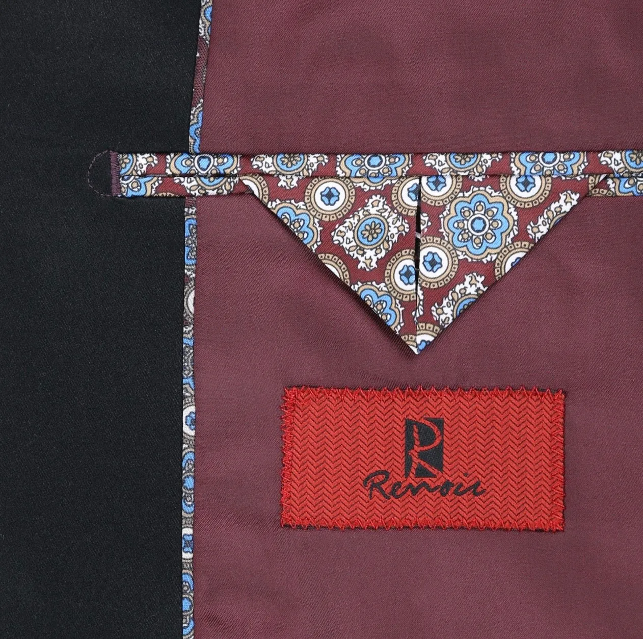 Men's Renoir Two Piece Burgundy Shawl Tuxedo Slim Fit
