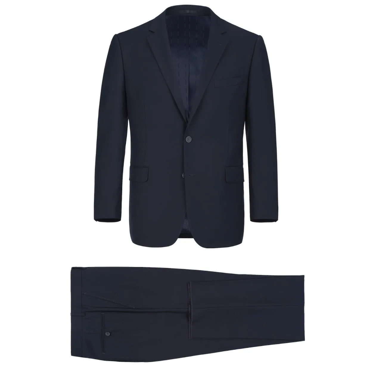 Men's Renoir Two Piece Dark Navy Slim Fit Suit