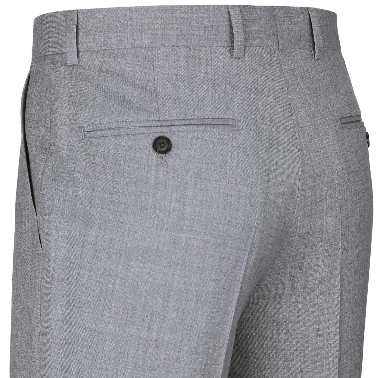 Men's Renoir Two Piece Light Gray Wool Suit Classic Fit