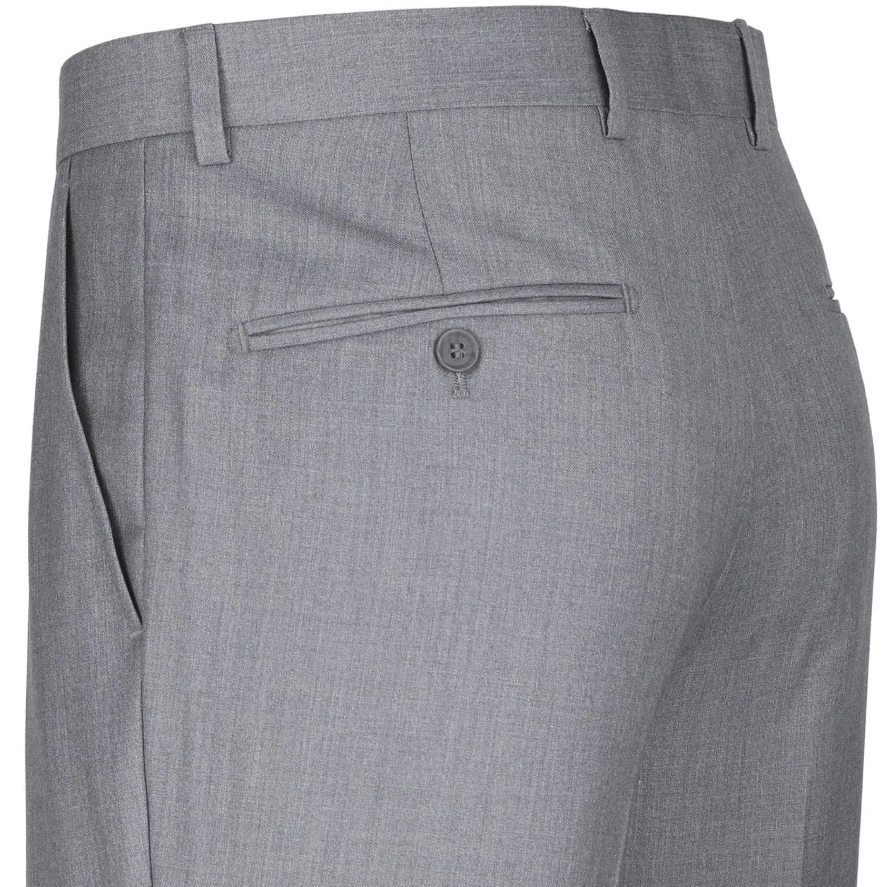 Men's Renoir Two Piece Silver Slim Fit Suit