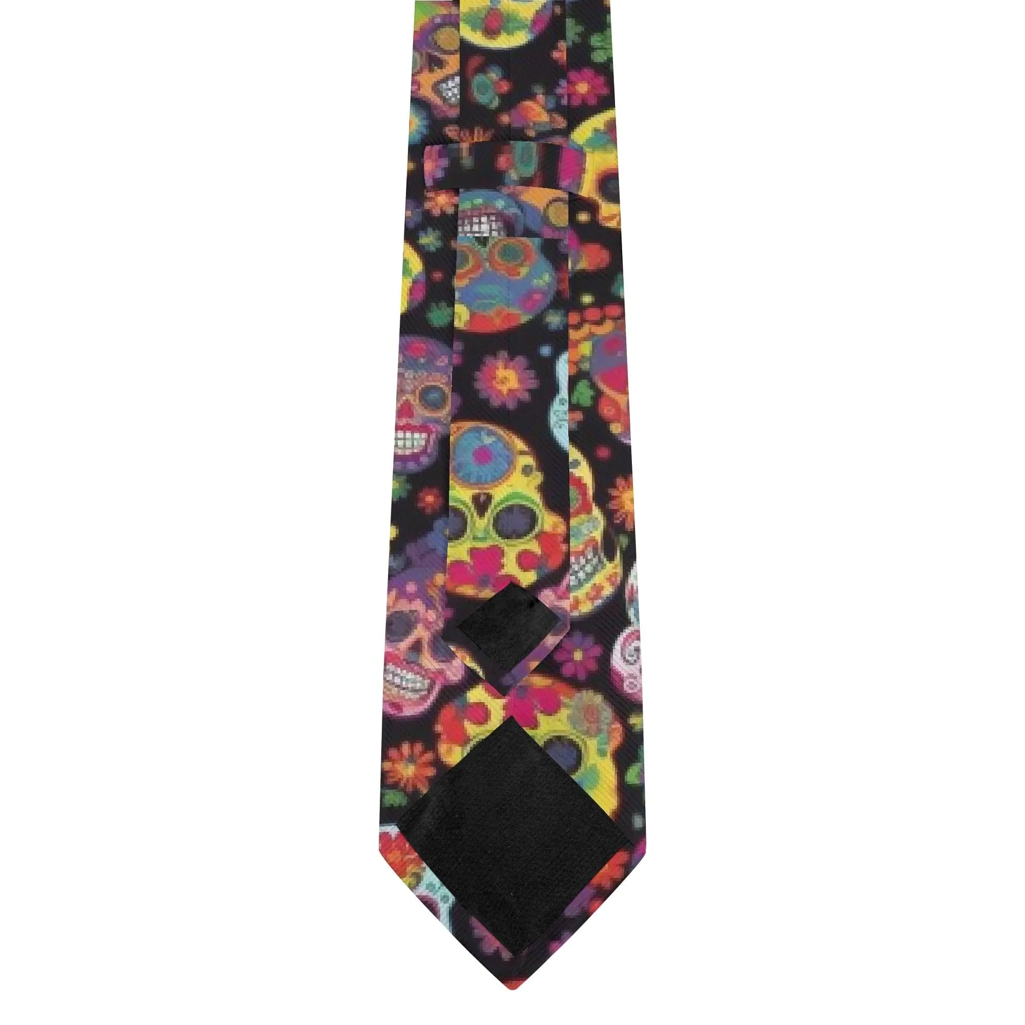 Mens Skulls Soft And Comfortable Necktie