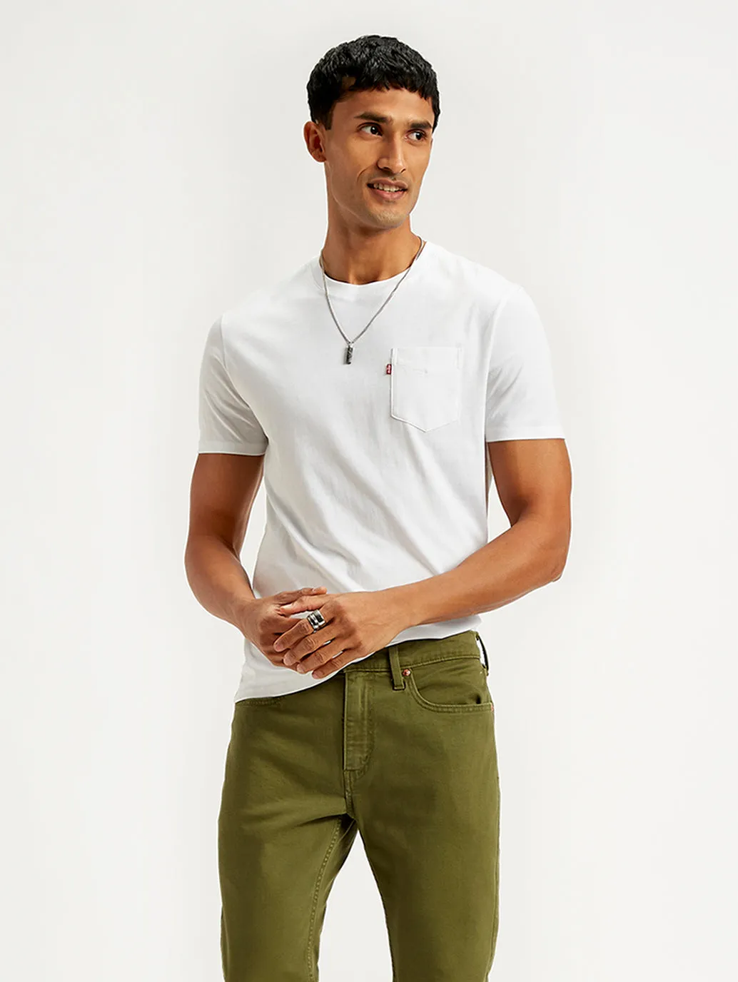 Men's Solid Slim Fit T-Shirt