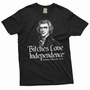 Men's Thomas Jefferson funny quote T-shirt 4th of July patriotic shirts Independence day Party Tee