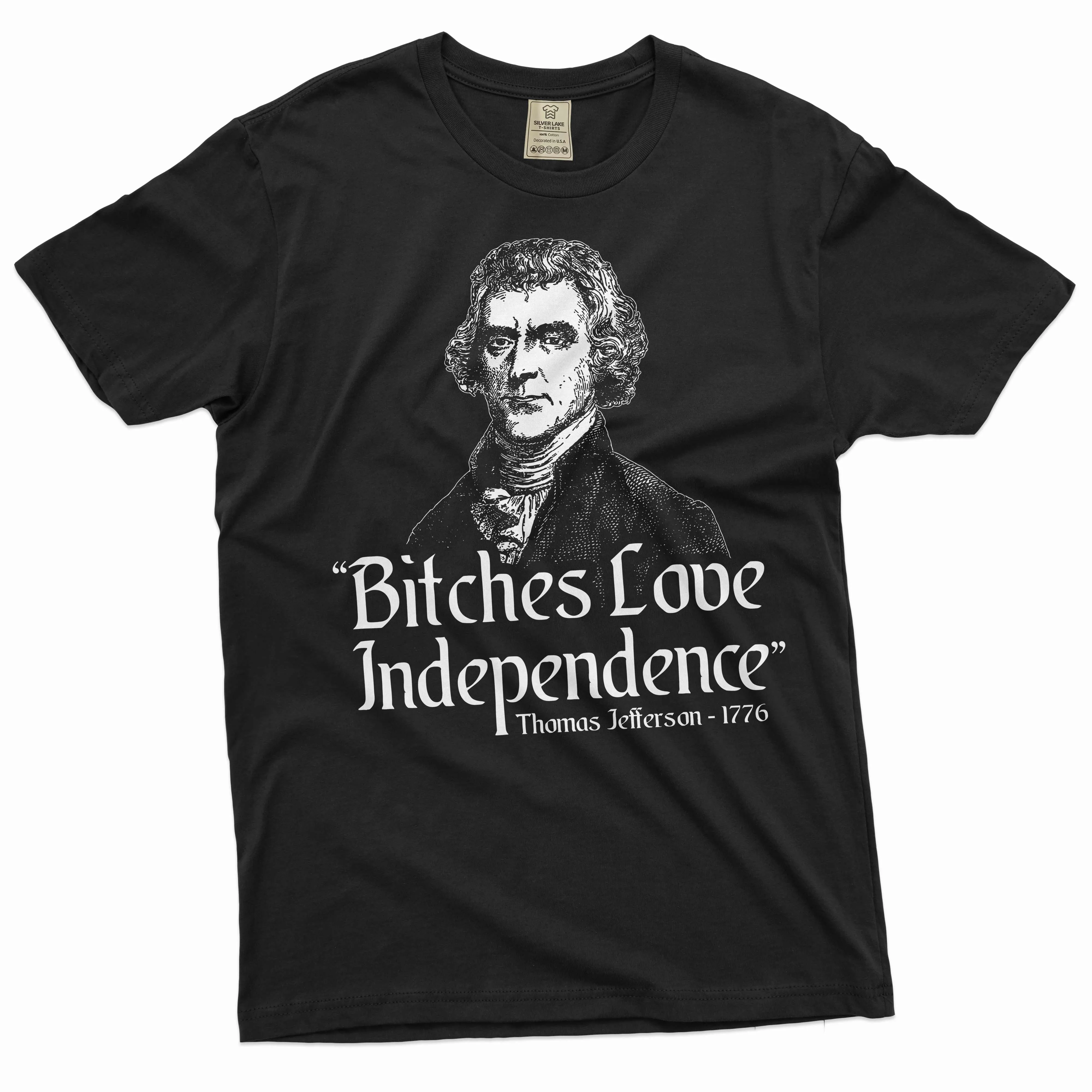 Men's Thomas Jefferson funny quote T-shirt 4th of July patriotic shirts Independence day Party Tee