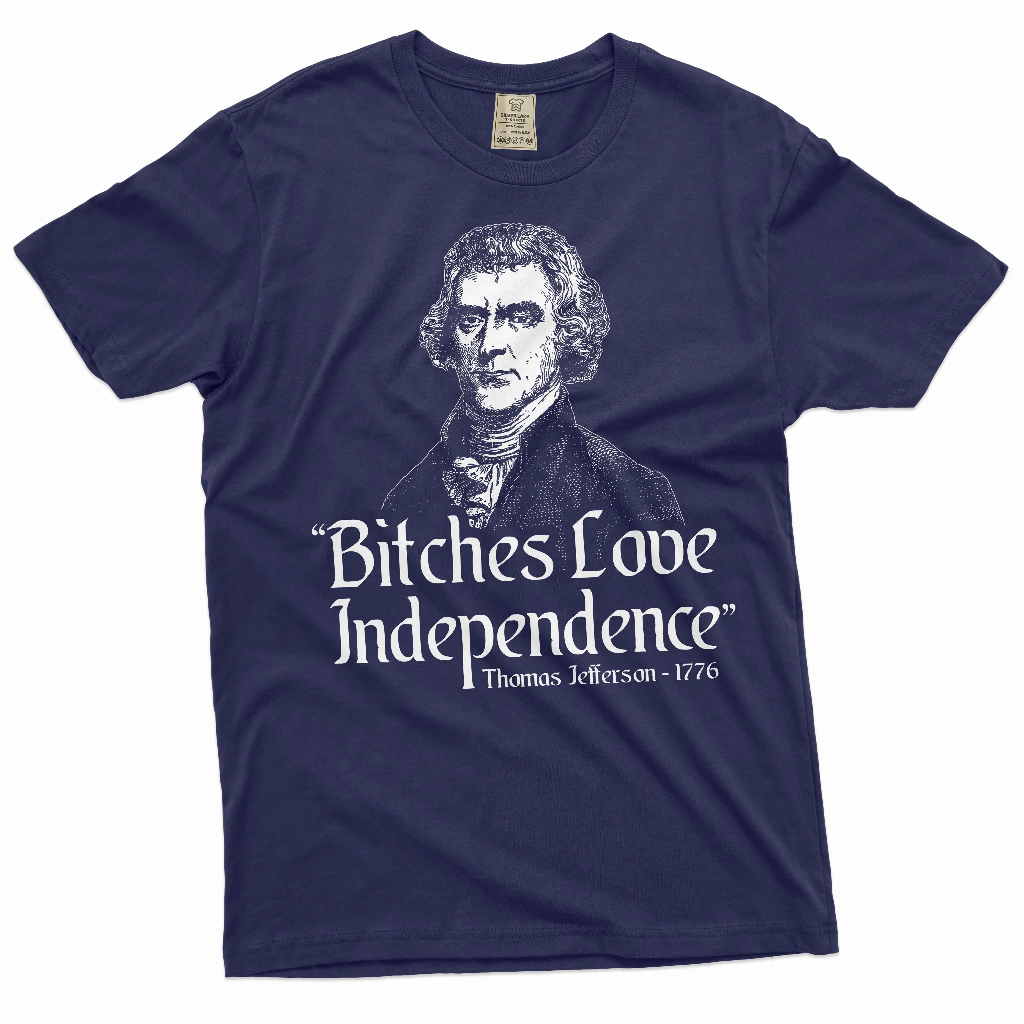 Men's Thomas Jefferson funny quote T-shirt 4th of July patriotic shirts Independence day Party Tee