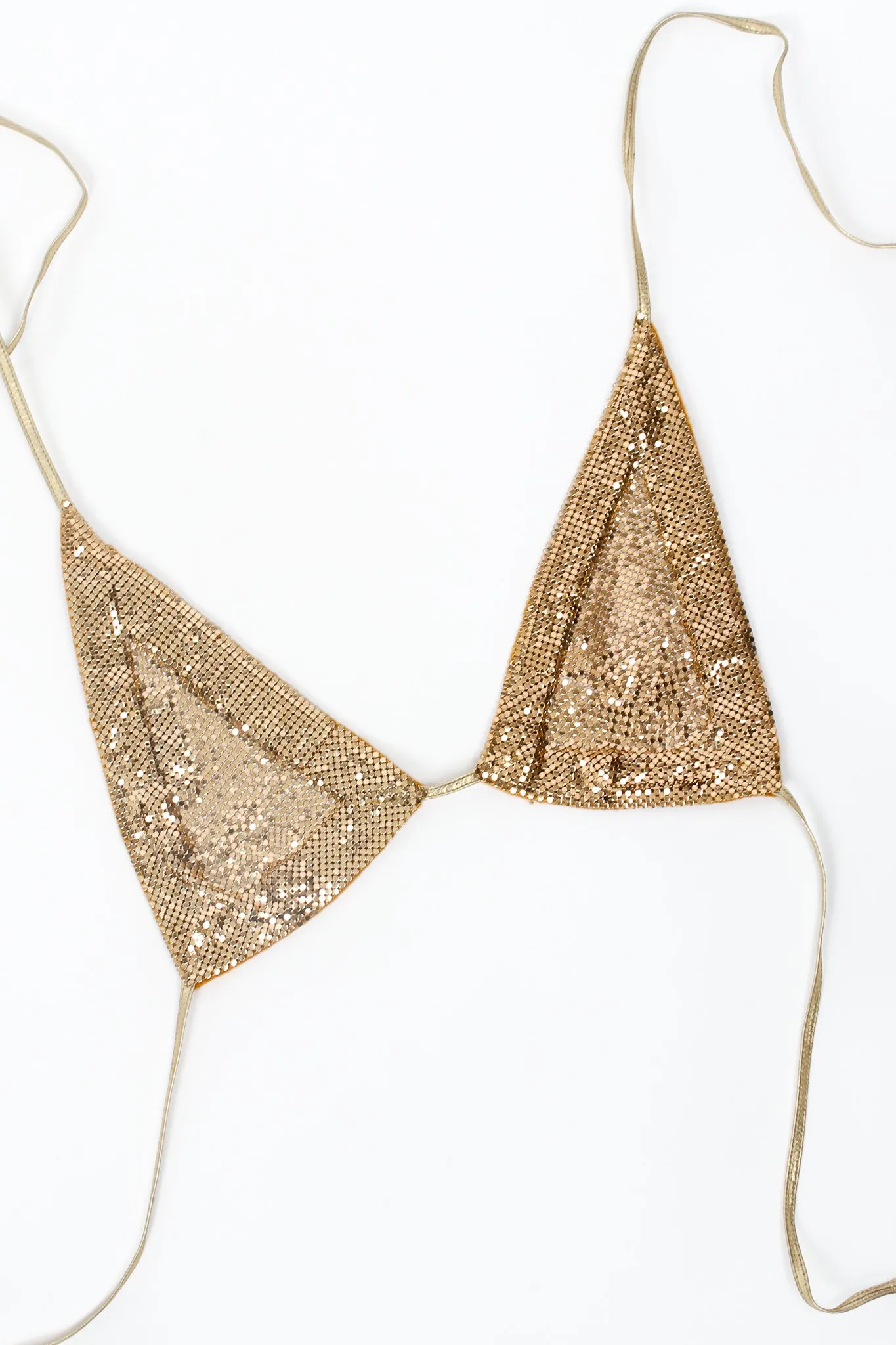 Metal Mesh Bikini Top