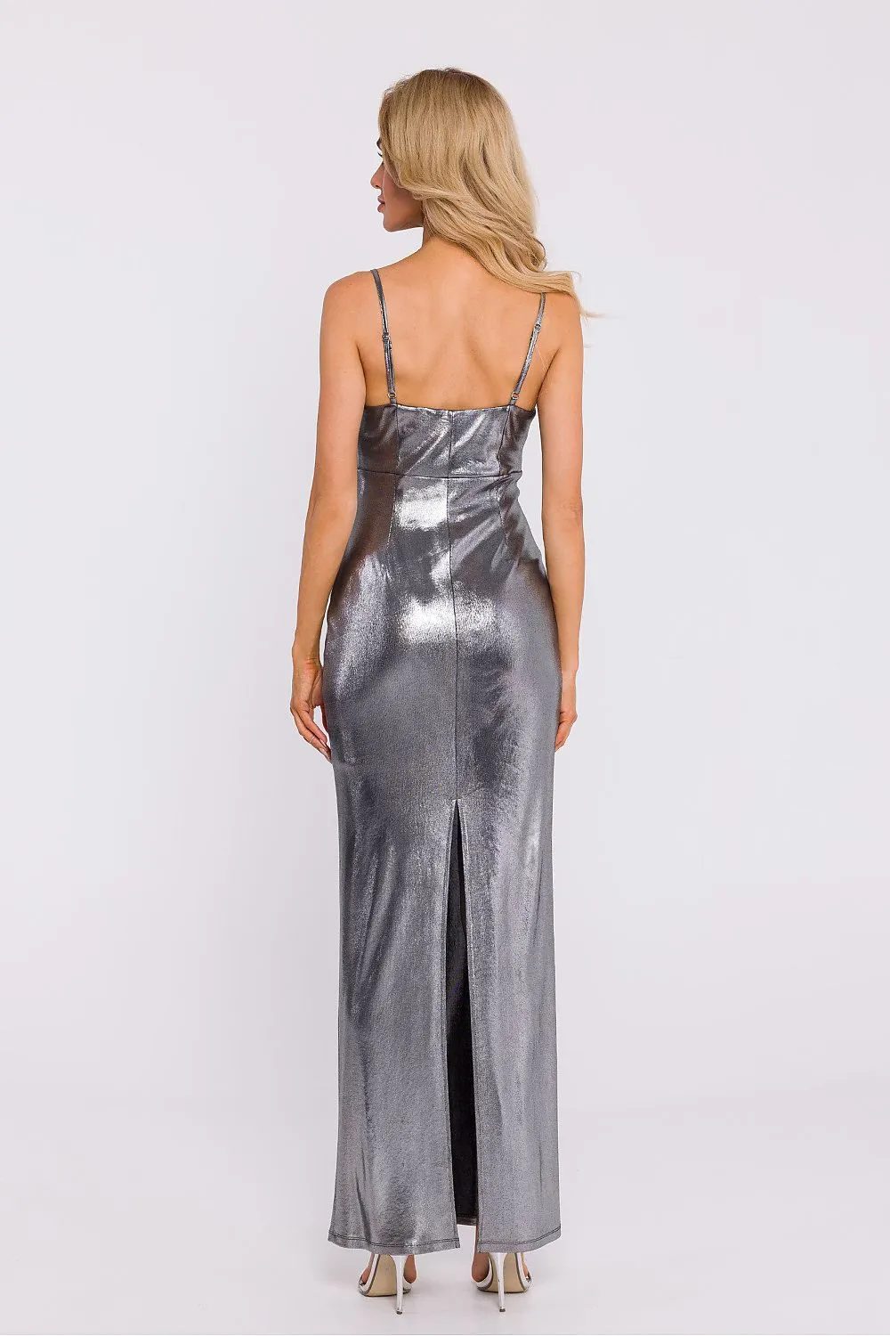 Metallic Sheen A-line Dress