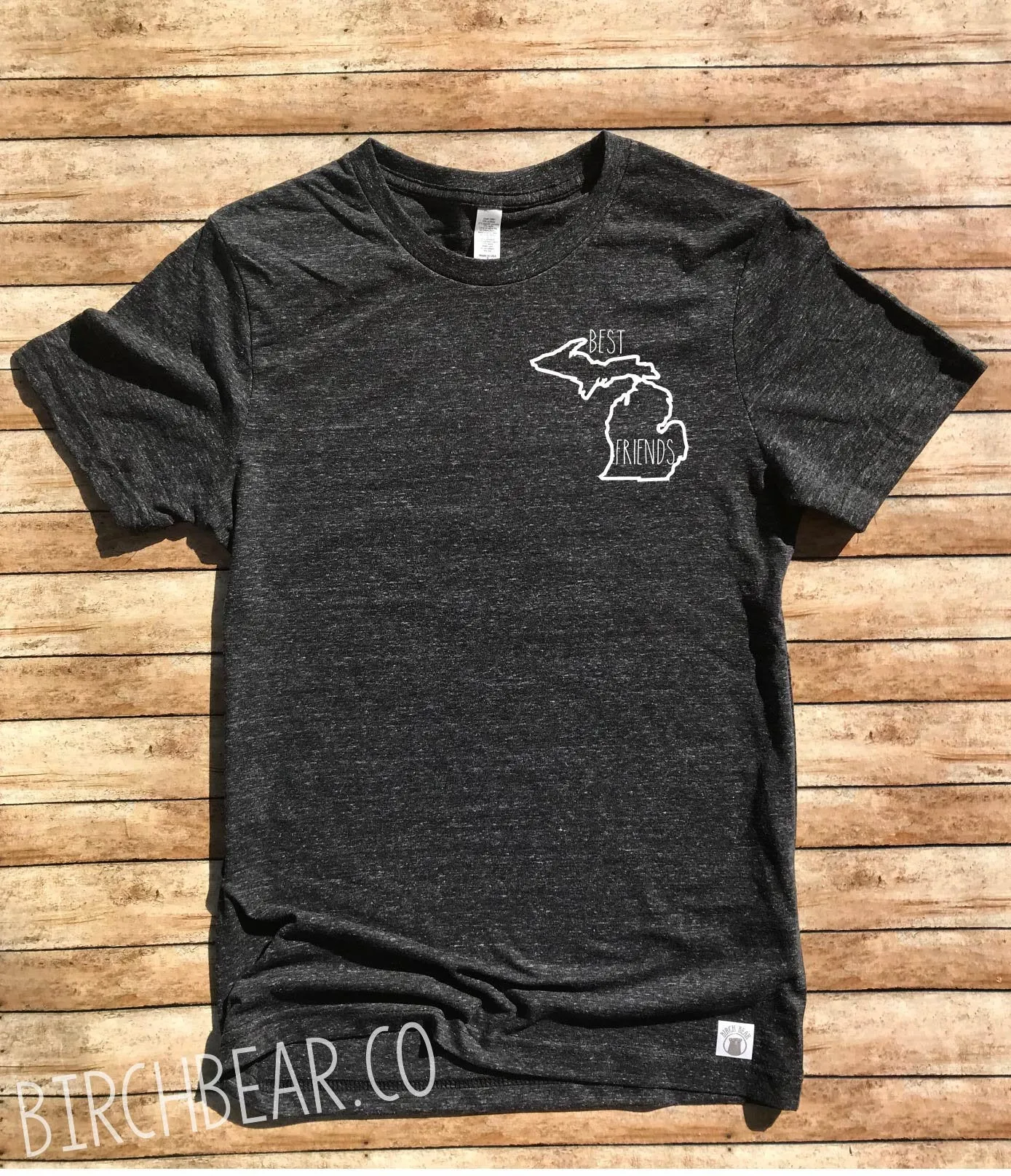 Michigan Best Friends Pocket Shirt