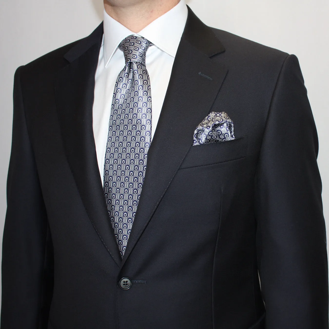 Midnight Blue Wool Suit