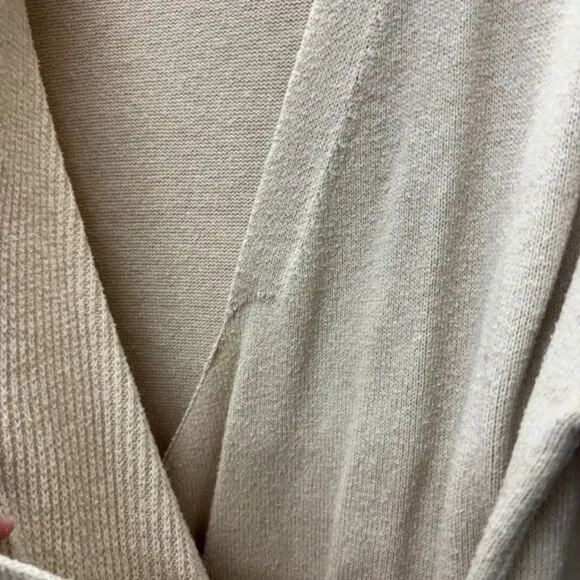 M/L - CHARLI - Tan Wrap Camel Wool Knit Sweater Rent the Runway RTR $182 msrp