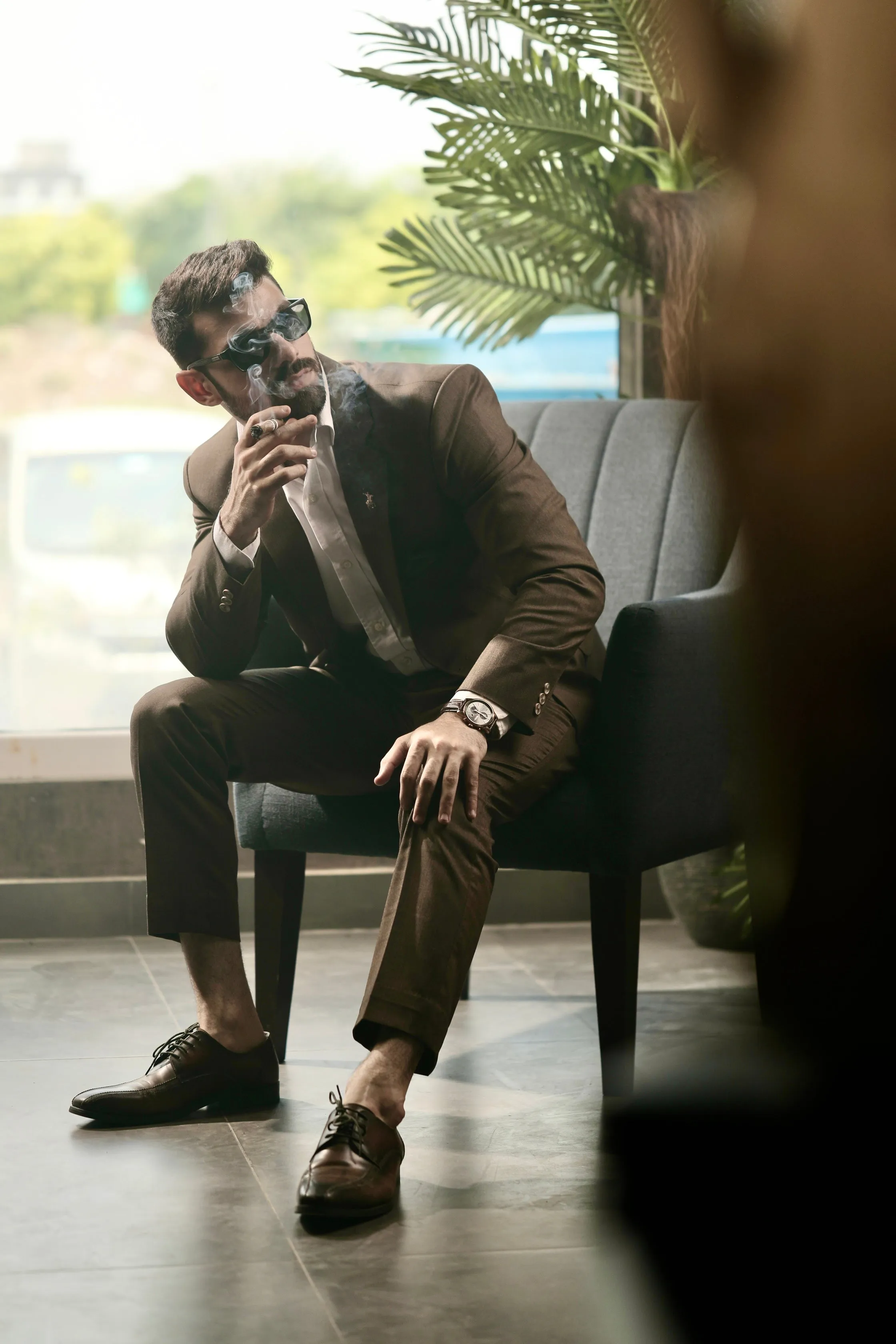 Mocha Brown - Contoured Suit