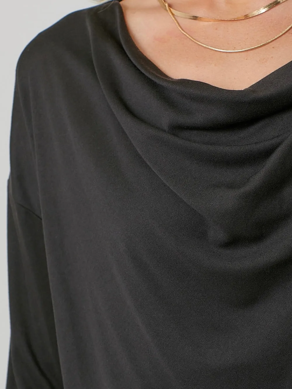 Modal Cowl Top - Black
