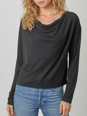 Modal Cowl Top - Black