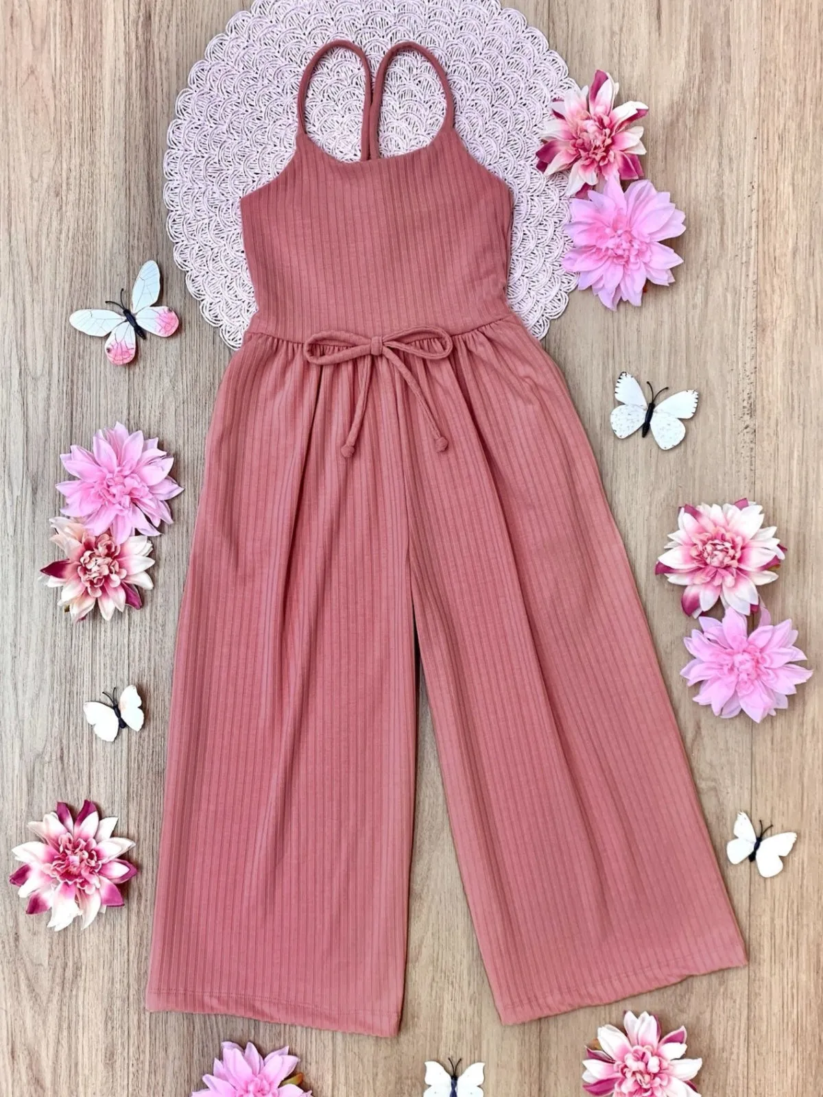 Mommy and Me Blushing Beauties Pink Jumpsuit