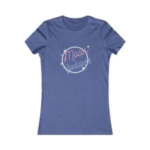 Moon Goddess Sparkle Women's Tee - Heather True Royal