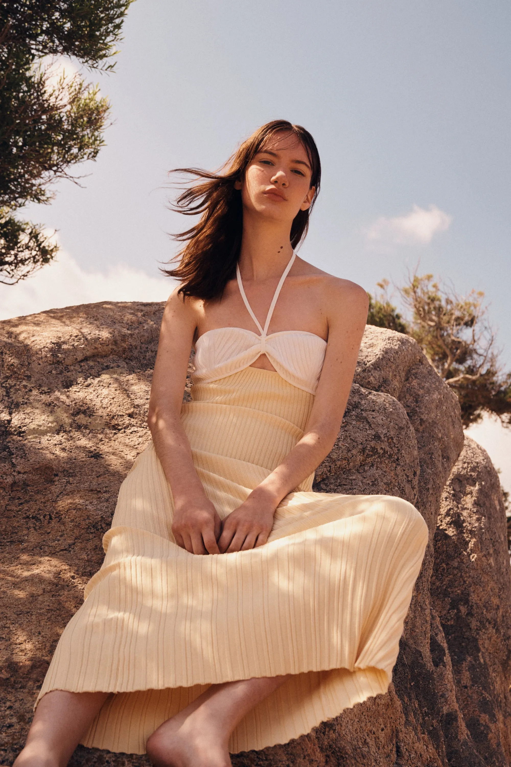 MORWENNA KNIT MIDI DRESS