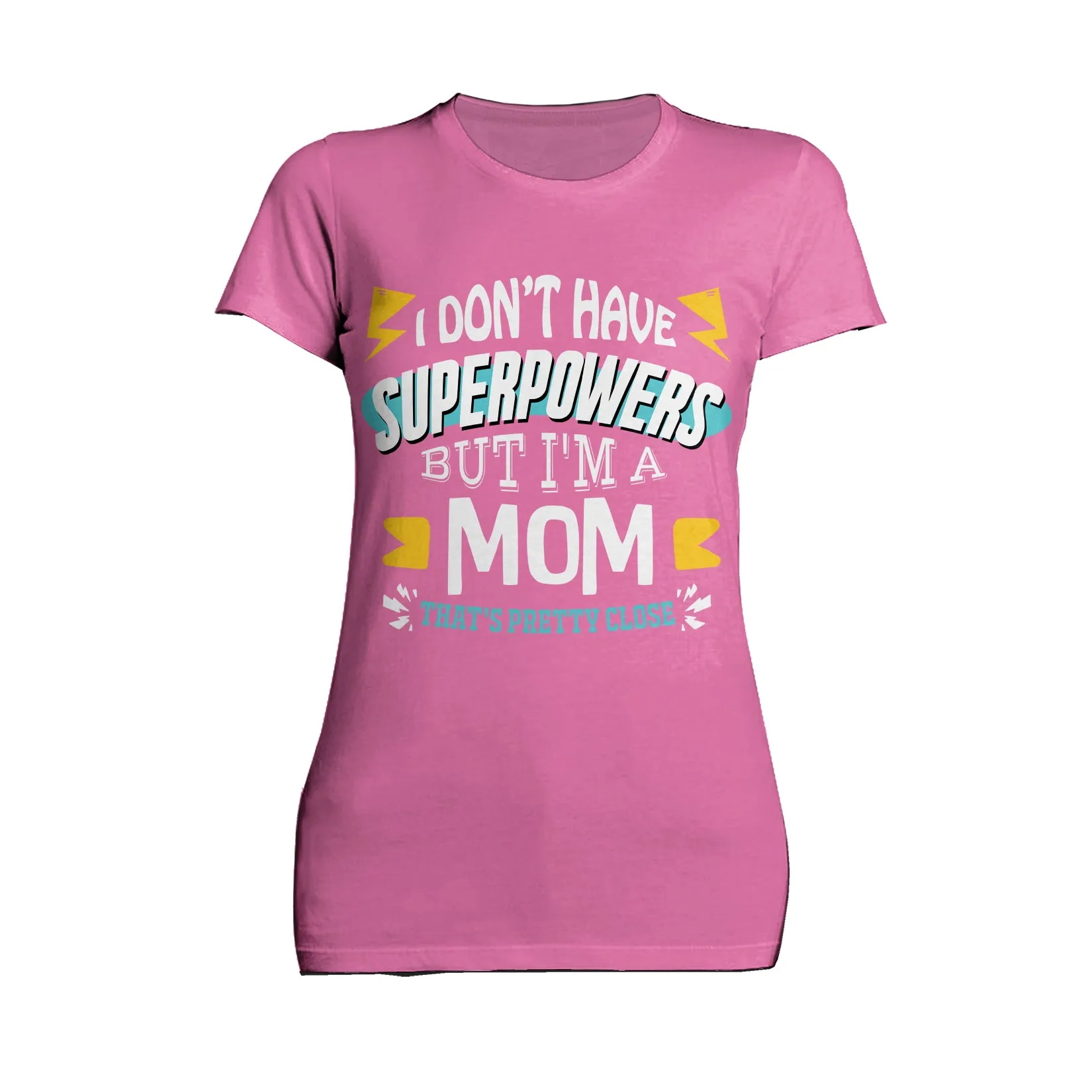 Mother's Day Vintage Mom Mum Superpowers Retro Women's T-Shirt