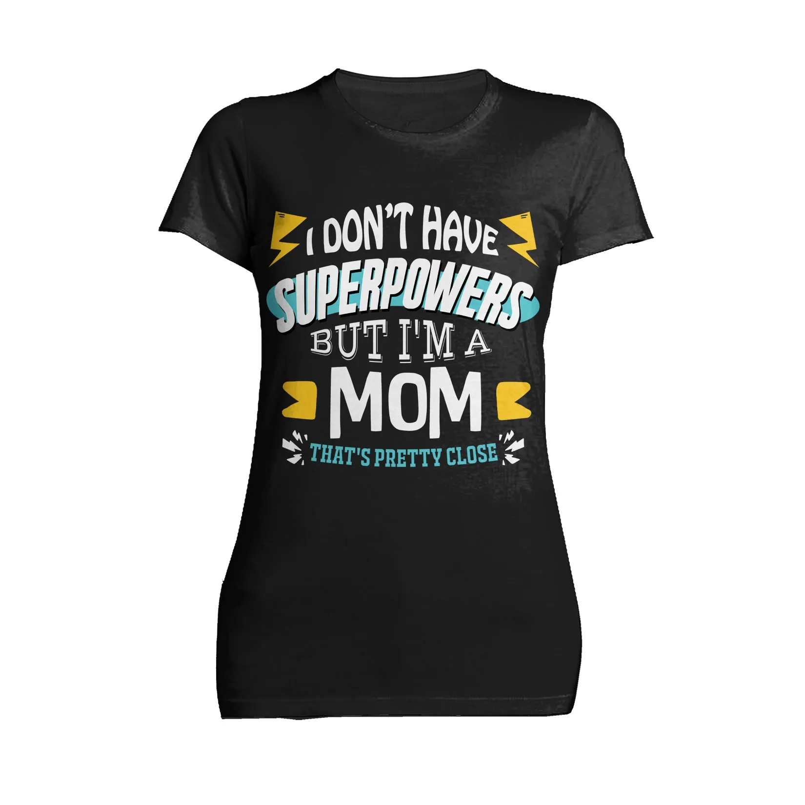 Mother's Day Vintage Mom Mum Superpowers Retro Women's T-Shirt