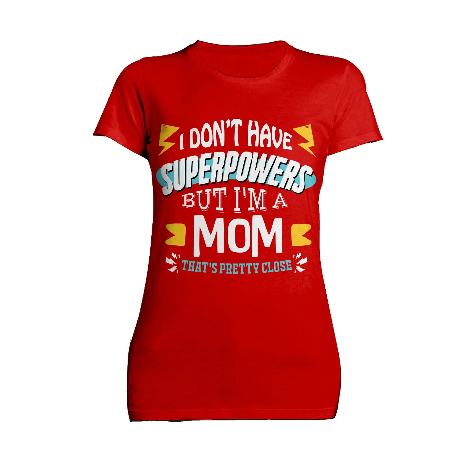 Mother's Day Vintage Mom Mum Superpowers Retro Women's T-Shirt