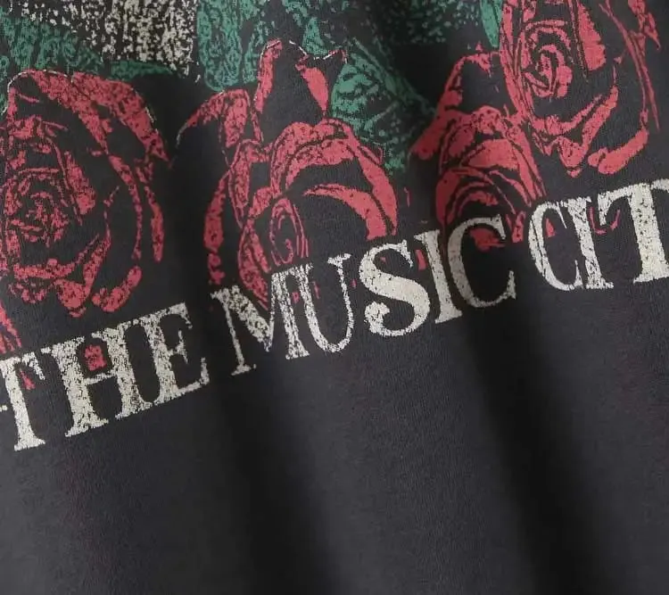 Nashville Letter Graphic T-Shirts