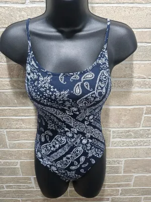 Navy Boho Bandana Bodysuit 3/7/24 8148