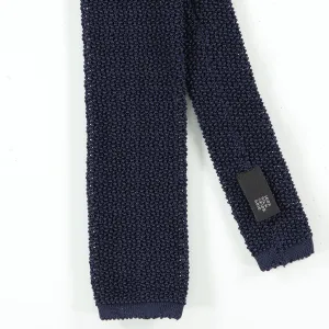 Navy Knit Tie