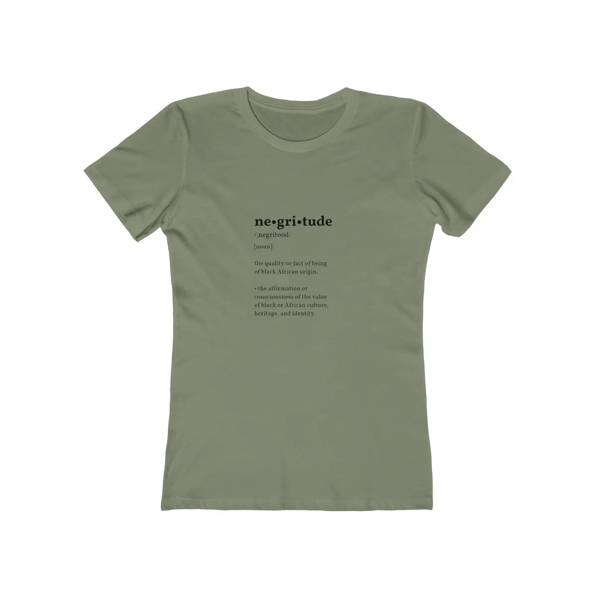 NEGRITUDE <br> women's boyfriend tee