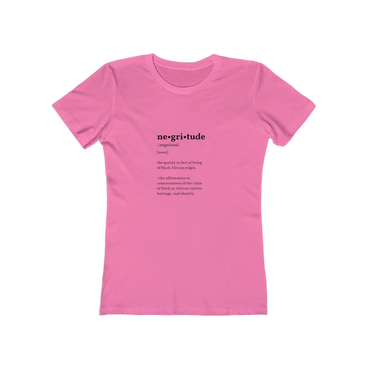 NEGRITUDE <br> women's boyfriend tee