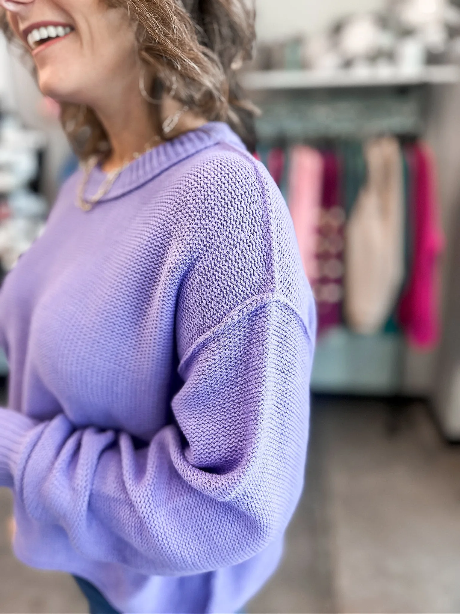 Nelly Knit Crop Ribbed Sweater