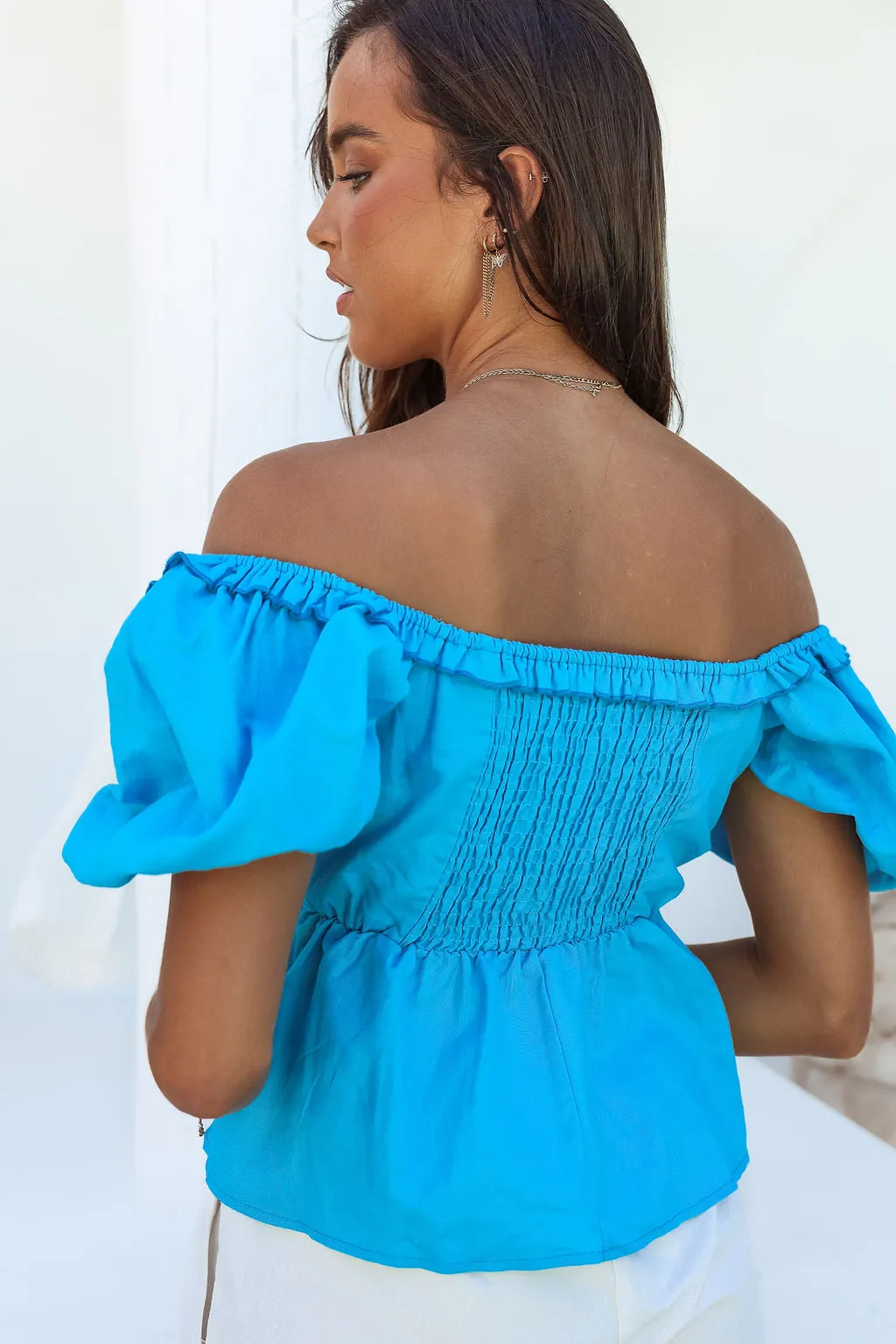 Niah Boho Top - Blue