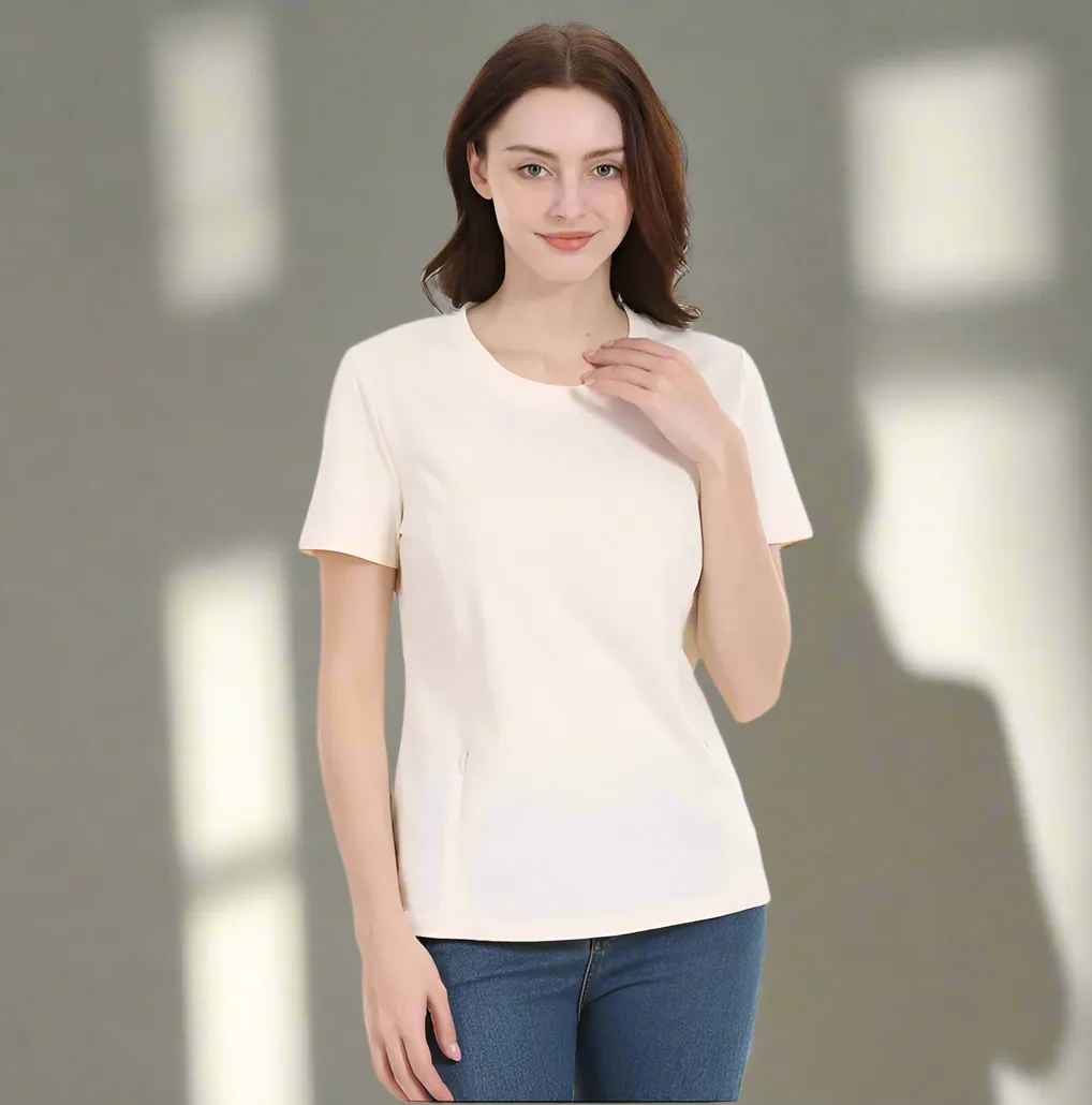 Nursing   Maternity Short Sleeve Shirt