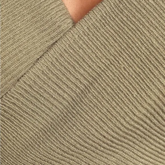 NWT LULUS Modena Sage Green Dolman Sleeve Bodycon Sweater Dress