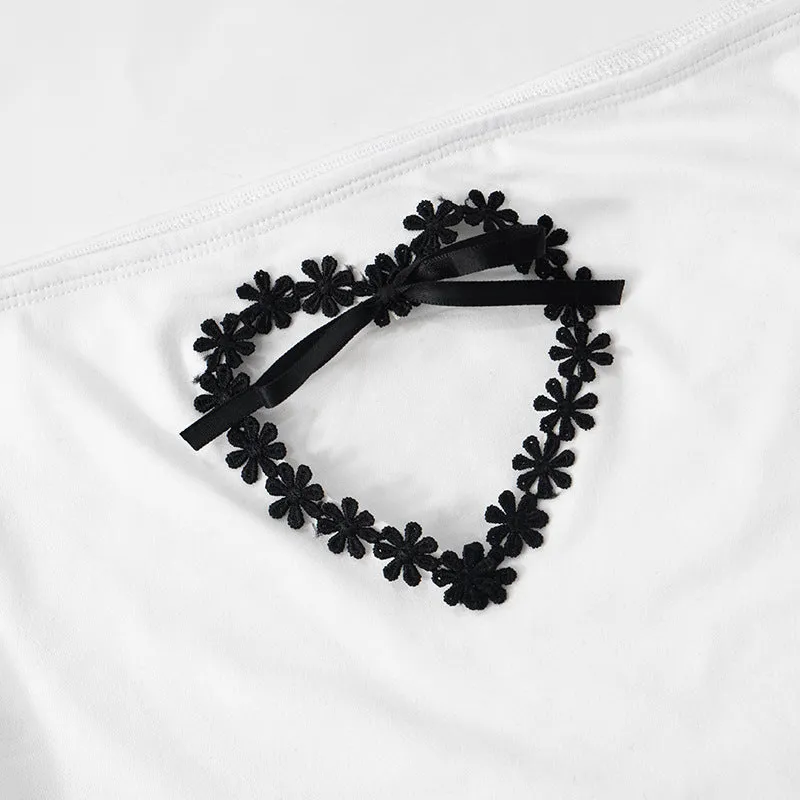 Off-the-Shoulder Sweetheart Y2K Cropped Top