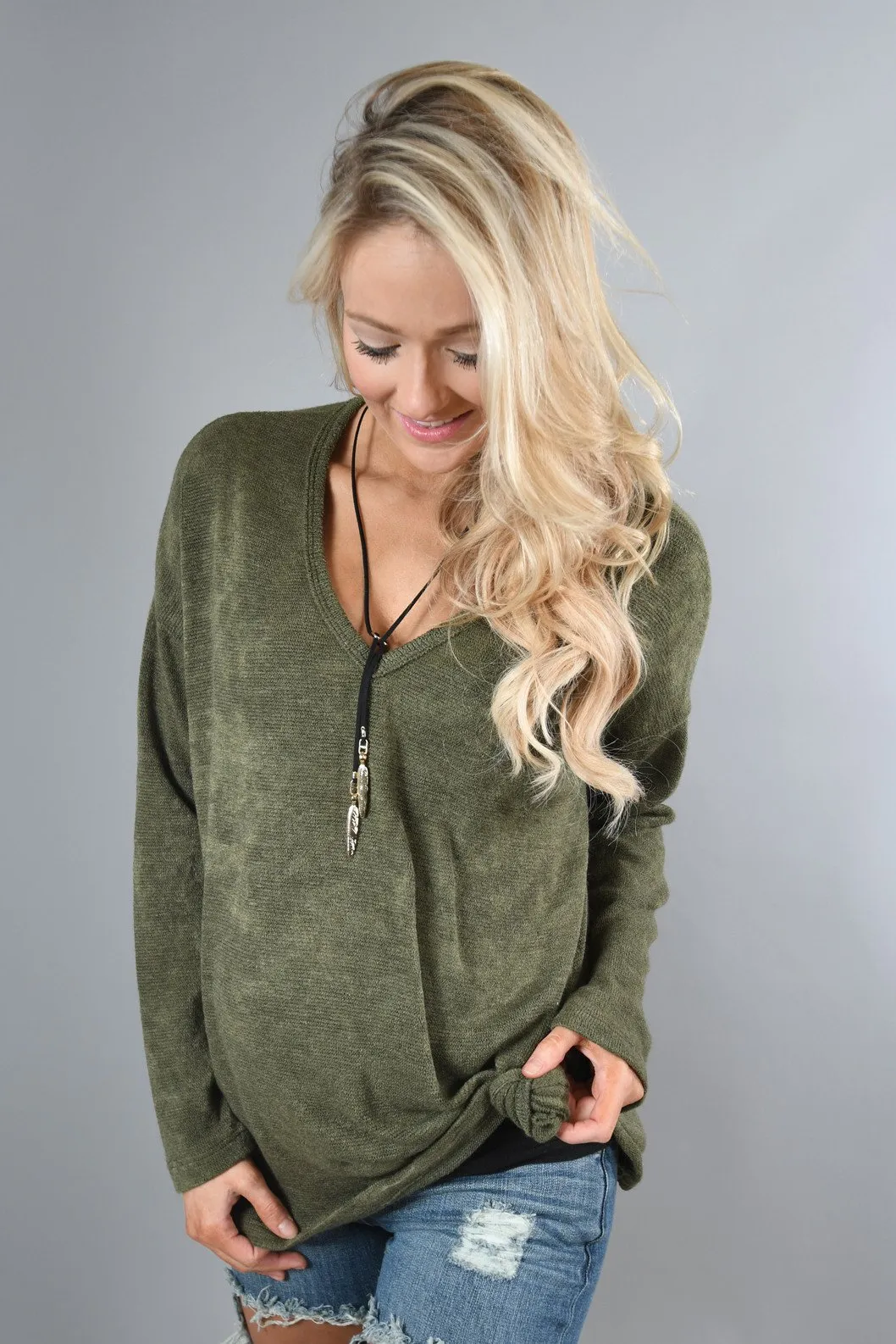 Olive Suits You Sweater