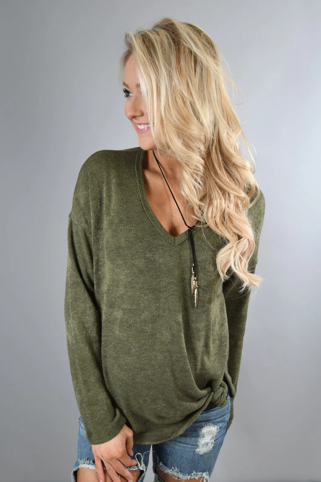 Olive Suits You Sweater