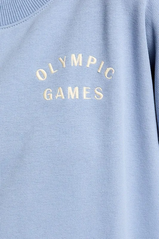 OLYMPIC GAMES EMBO LONG SLEEVE SWEATSHIRT