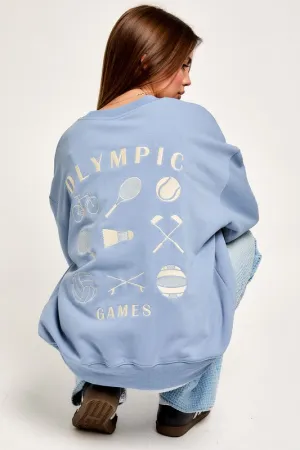 OLYMPIC GAMES EMBO LONG SLEEVE SWEATSHIRT