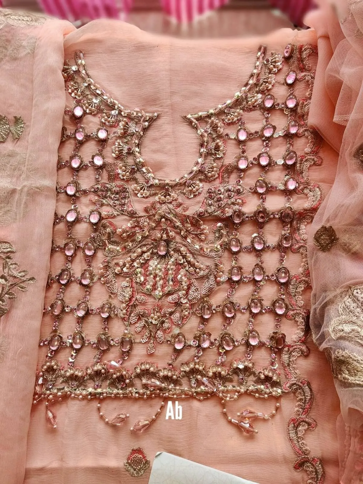 Open Pic/Zebtan Zeenat Luxury Chiffon/Sharara Style