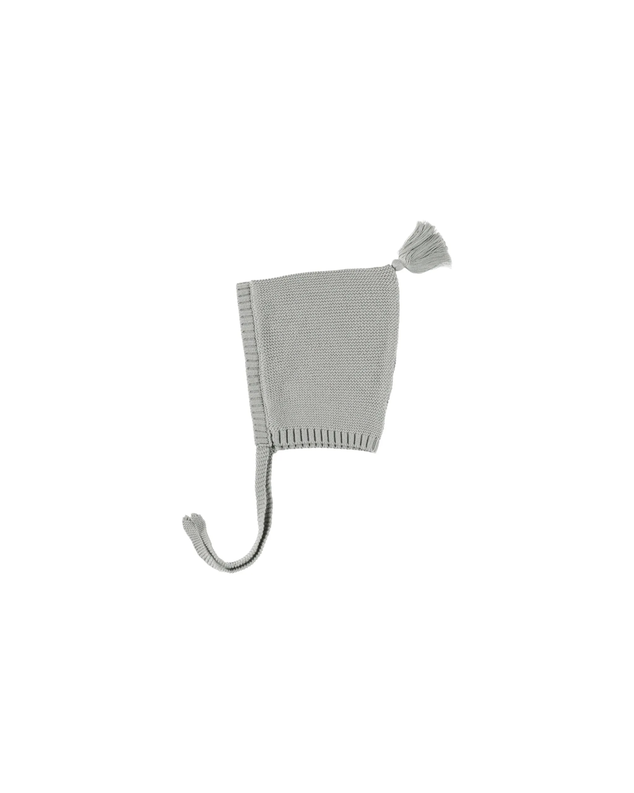 ORGANIC Knit Pixie Bonnet || Dusty Blue