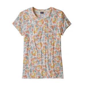 Patagonia Mainstay Tee Aurea Blooms Raw Linen