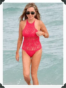 Peacock Feather Crochet One Piece
