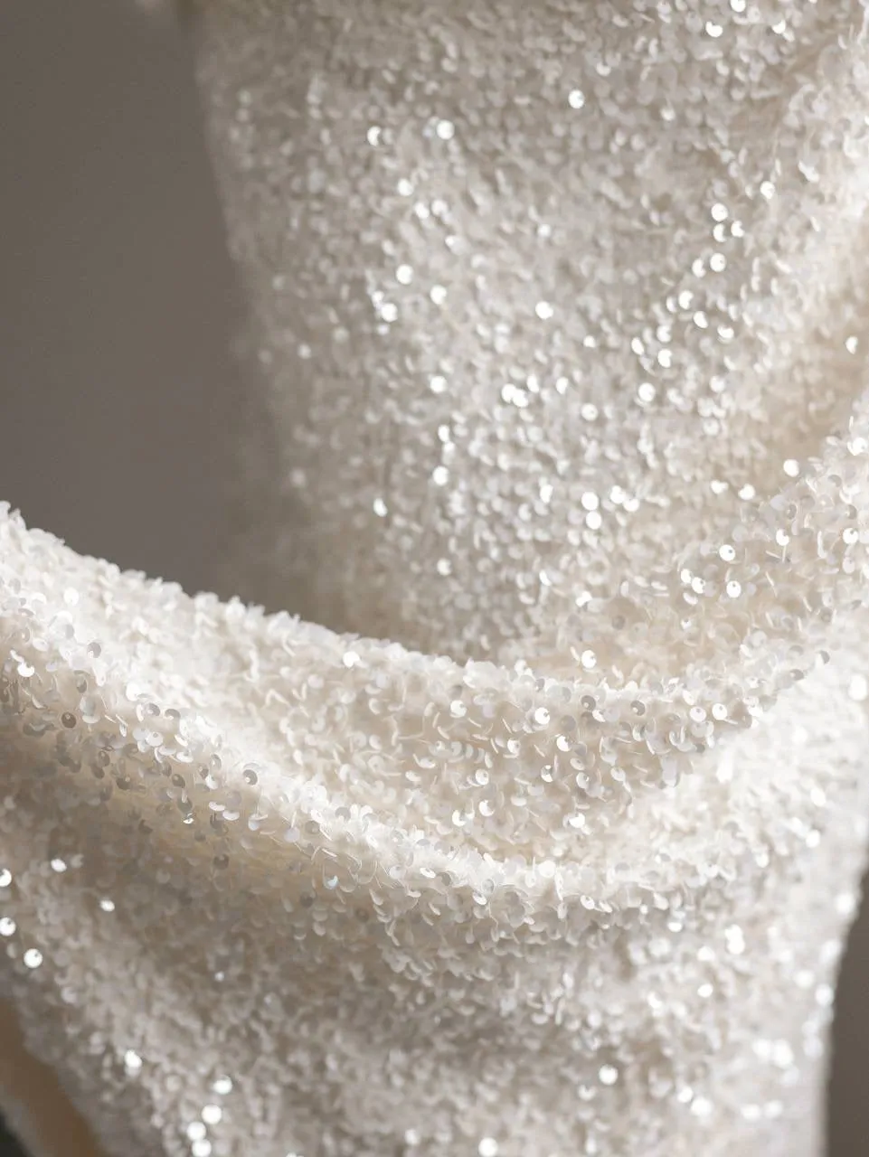 Pearl-Detail White Knit Sweater