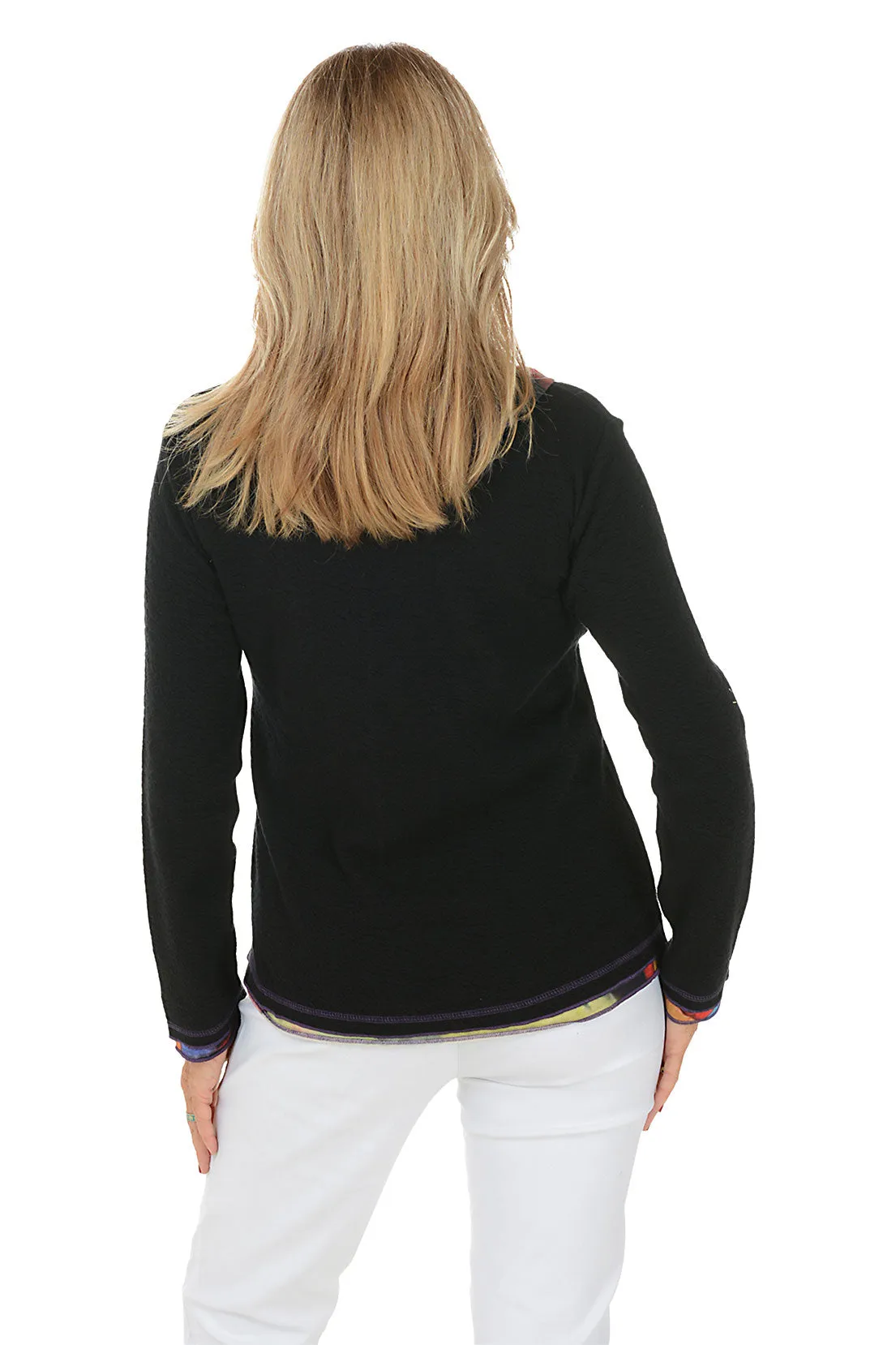 Petite Darica Cowl Neck Long Sleeve Top