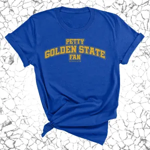 Petty Golden State Fan Unisex Tee (Royal Blue/Gold)