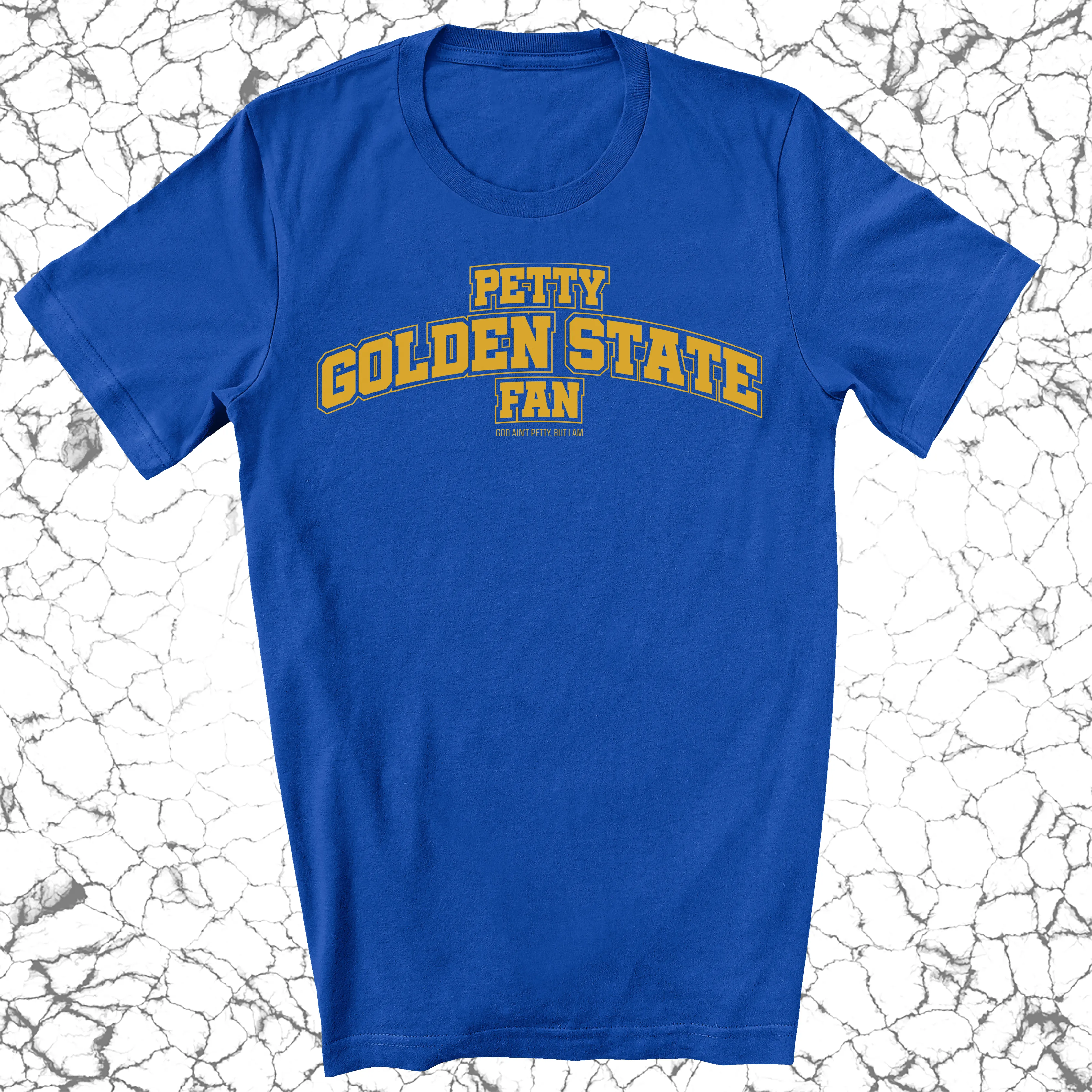 Petty Golden State Fan Unisex Tee (Royal Blue/Gold)