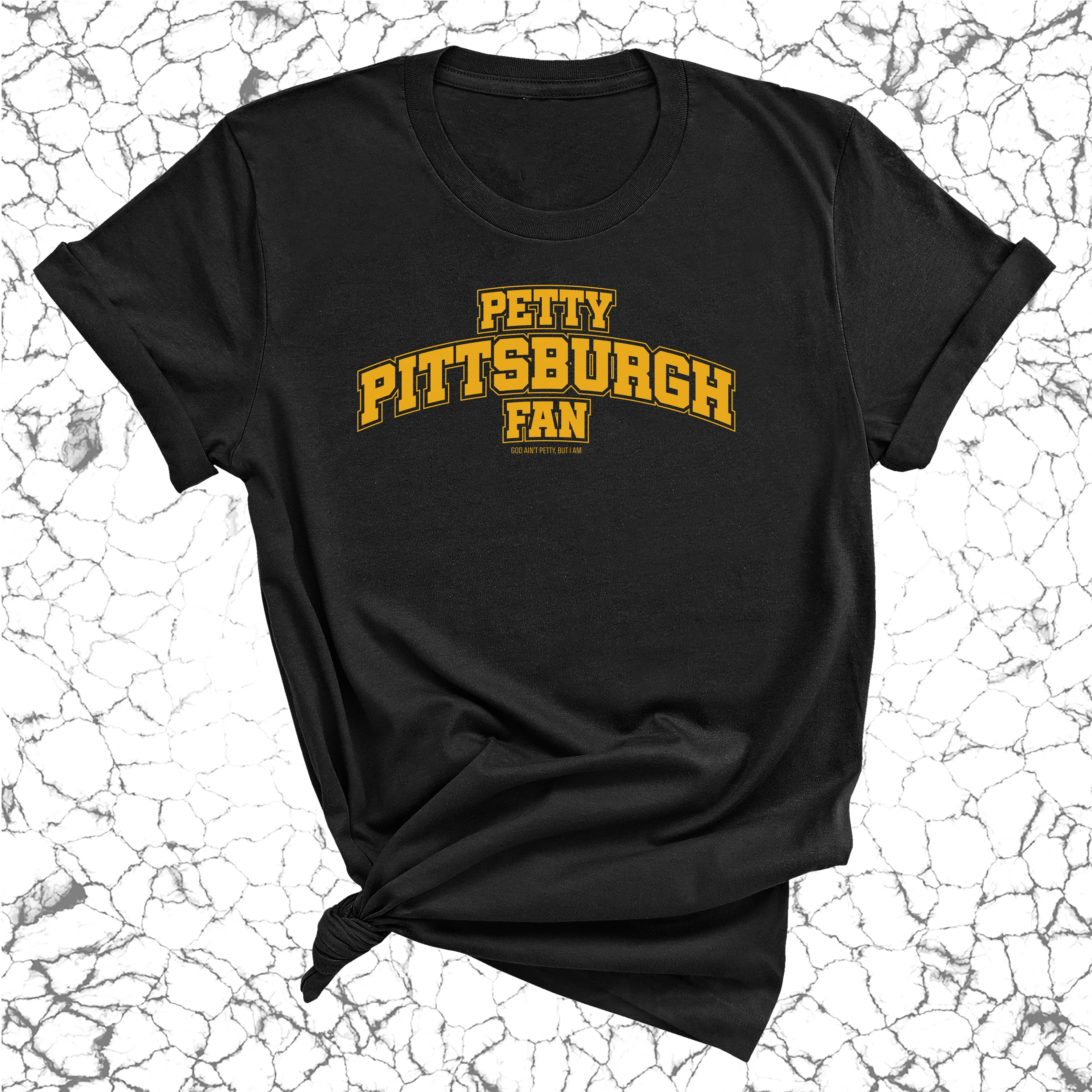 Petty Pittsburgh Fan Unisex Tee (Black/Gold)