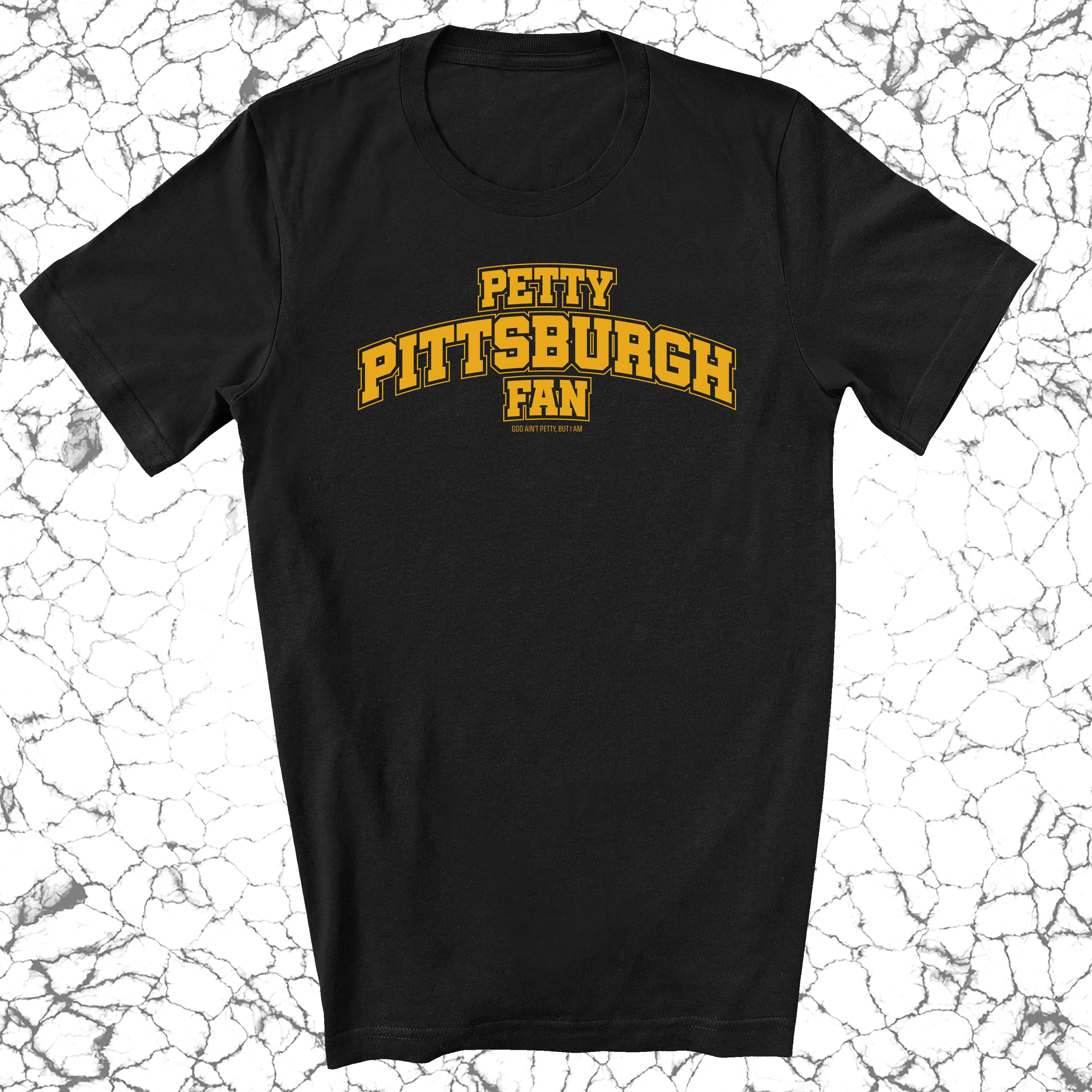 Petty Pittsburgh Fan Unisex Tee (Black/Gold)