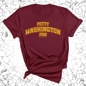 Petty Washington Fan Unisex Tee (Maroon/Gold)