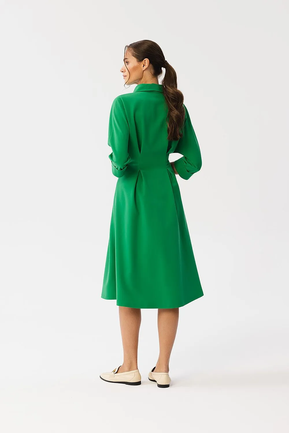 Pleated A-Line Elegance Dress