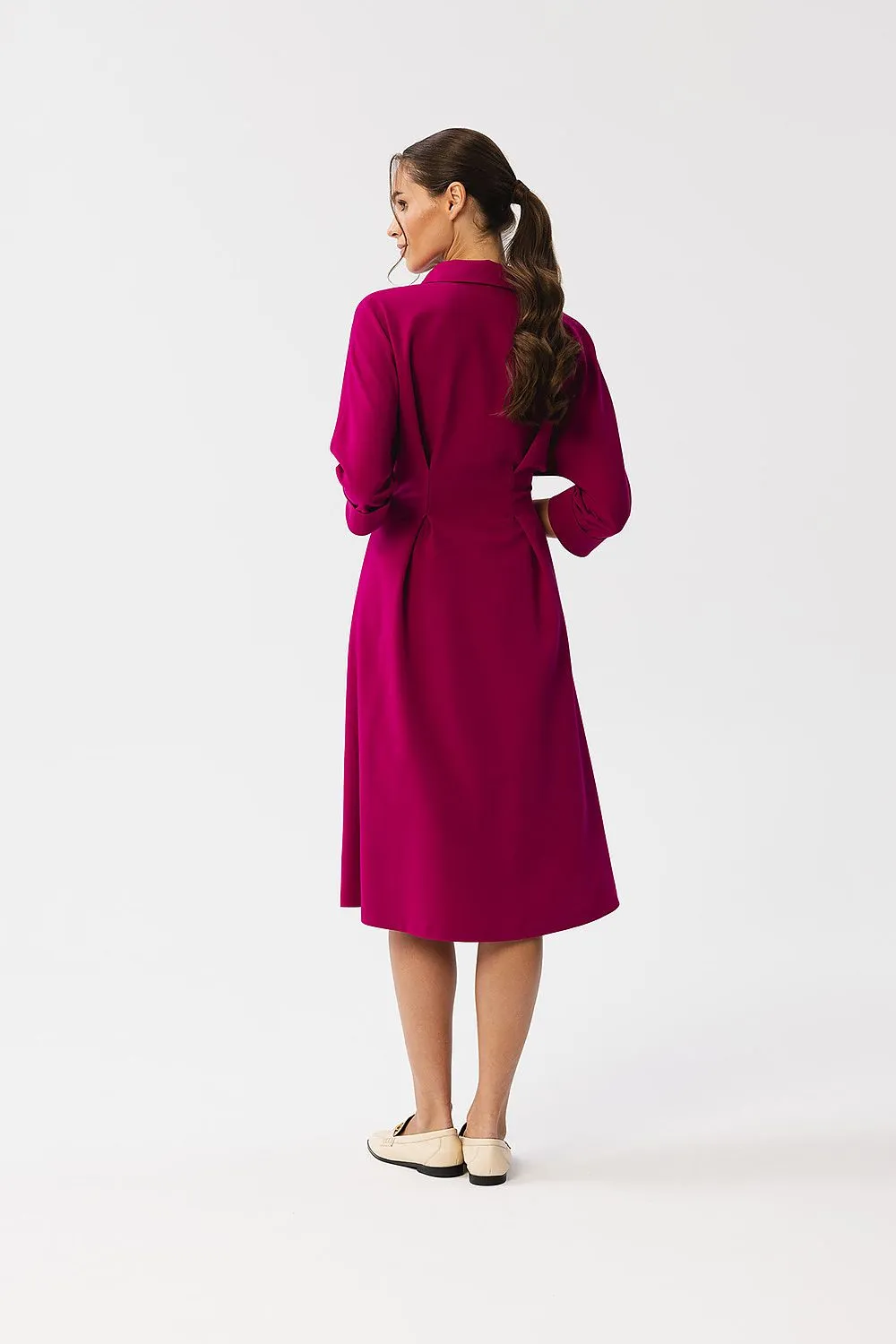 Pleated A-Line Elegance Dress